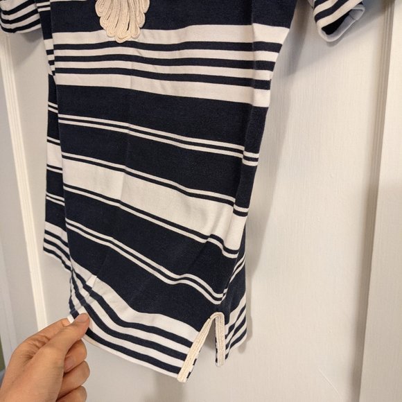 J. Crew - Embroidered Collar Striped Shirt - Picture 2 of 5